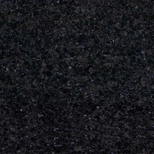 R Black Blue Dot Granite
